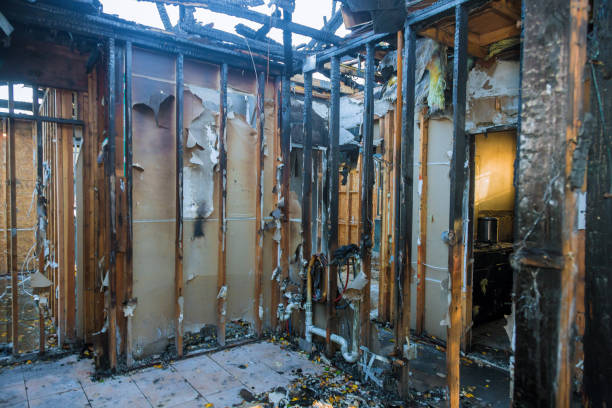 Professional Fire Damage Removal technician working in Stratford, TX